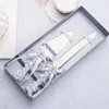 Ensembles de vaisselle European Knife Fork Set Gift Wedding Souvenir Cake en acier inoxydable Cake Luxury Design moderne minimaliste élégant