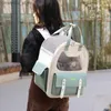 Cat Carriers Crates domy plecak plecak kota kota BA Cat Oddychany przenośny dla kotów Małe dos Dos Pet Zapasy na zewnątrz Plecak podróżny L49