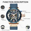 Curren Luxury Brand Men Analog Leather Sports Watches Mens Exército Vista Militar Male Data Macho Quartz Relógio Relogio Masculino 240408