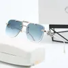 Luxury Brand Sunglasses Casual Fashion Frameless Sunglasses Designers High-definition Polarized Sunglass Travel Stylish Sunglasses With Original Box