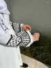 Ubranie etniczne Ramadan Kimono Abaya Keffiyeh Palestyńskie hafty haftowe Tassels Muzułmańskie otwarte abayas dla kobiet Dubaj Luksusowy islam hiżab sukienka