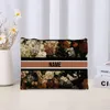 Storage Bags Custom Makeup Bag Bridesmaid Gift Trendy Brand Name Travel Cosmetic Organizer Floral Handbag Pouch Toilet Side For Ladies