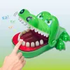 Dekompresja zabawkowe zęby krokodyla Zabawki Dzieci Krokodyla Ugryzienie palce reakcja reakcja trening nowość dziecięcy gra szczęścia