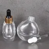 Storage Bottles 140pcs Clear 30ml Dropper Essential Oil Serum Bottle Skincare Beauty Cosmetic Packaging Container