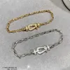 Hoge kwaliteit klassieke hmers armbandontwerper joods precisie 18k rosé goud zeilen U-vormige gesp bracelet voor vrouwen prachtige lichte luxe vriendin paar mannen