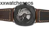 Watch designer Paneraisiss Watch mécanique scellé noir pam00505 revêtement 45 mm