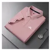 2024 JLindeberg Golf Polo Säljer herr polo skjorta vår sommarföretag avslappnad lapel polo skjorta för män 240416