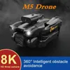 Drones New Original M5 Drone 8K Professional HD Aerial Photography Dual-Camera Omnidirectional Obstacle Avoidance Drone 5000M 240416