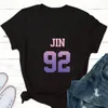 Tops for Women Vtaehyung Jungkook Fan T Shirt Suga Kpop Harajuku Tshirt Woman Tshirts Aesthetic Clothes 240416