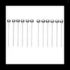 Spoons 12Pcs Disco Ball Stirrers Cocktail Beverage Coffee Stirrer Plastic Mirror Sticks Drink Party