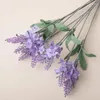 Decorative Flowers 10 Head Lavender Fake Flower Wall Road Lead Artificial Wedding Decoration Garden Dried For