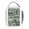 Nacherzählte Legende Tränen des Königreichs Isolierte Lunchbeutel kühlere Mahlzeit Ctainer Vintage Game Große Lunchbox -Tasche Essen Handtaschen V3md#