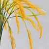 Decorative Flowers Fall Decorations Faux Flower Artificial Wheat Plants Rural Greenery Shrubs Bouquets Fake Flor Centerpieces