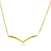 Desejo Shining Wish Collier Colar Moda Golden Shine Chain colar