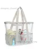 Shoulder Bags A large capacity toy storage 8-pocket bathroom bag with a handheld one shoulder beach bag storage bag and shower bag T240416