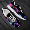 Casual Shoes FORUDESIGNS Galaxy Printed Women Fashion Spring Mesh Sneakers Ladies Brand Nursing Gifts For Woman Footwear