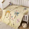 Decken 100 130 cm Baby Decke Soft Born Swaddle Wrap Kleinkind Kinder Boy Girl Sofa Bettwäsche Multifunktionale Kinderquilts