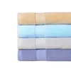 Handtuch Bad Feste Farbe Strand langstapel Baumwollblau grau Dusche Schwimmen für Badezimmer El Home Textile 70 135