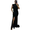 Vestidos étnicos Velvet African Vestres for Women Dashiki Long Maxi Dress Spring Summer Summer Dreess tradicional de fada tradicional