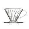 Coffee Dripper V60 Resin Coffee Filter for Pour Over Barista Coffee Brewing - Perfect for Brewing 1-4 Cups of Delicious Coffee at Home