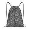 bandana Paisley Pattern Drawstring Bags Men Women Foldable Gym Sports Sackpack Training Storage Backpacks z9Nb#