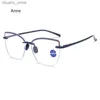 Sunglasses Men Women Reading Glasses Retro Presbyopia Eyewear Eyeglasses Fashion Anti-blue Light Far-sighted Prescription +1.0 +4.0 gafas Y240416