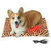 Tapis de chauffage pour animaux de compagnie USB avec 3 niveaux de température lit chauffage chauffant chauffage électrique réchauffe