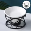 Candle Holders Oil Burner Wax Melt Ceramic Holder Aroma Warmer Spa Yoga Room Meditation Home Decoration Essential