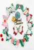 DHL 9 Couleurs 3inch Baby Girls Christmas Migne Bowplip Barrettes Accessoires Hairpins Bandons Bandle Bandle