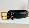 Quiet belts for women designer belt luxury mens belt genuine leather 3.0cm width Bronze Buckle ceinture luxe black white brown thin womens belt high quality waistband