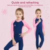 Duikpak voor kinderen Anti-Jellyfish Diving Protection Kleding UV Bescherming met Zipper Duurzame watersportuitrusting 240411