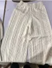 2 -częściowy zestaw Kobiet Winter ciepły 3 -częściowy zestaw Kobiet Sweter Pullover Szerokie nogi Spodnie wełniane wełniane kamizelka Kruk w stylu dresowy ubrania damskie 220906