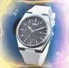 Relogio Masculino Brand Mens Quartz Watchs Three Stiches Tous le crime Sangle en caoutchouc coloré Beau