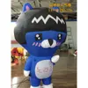 Mascote figurinos de venda quente anúncio kakao molde de ar odiável modelo gato de gato