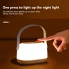 Lampade sfumature Luce notturna per bambini per bambini Breakfeding Sleep Assist USB Ricarica Dimmabile DECORMAZIONE LUCE BAMBINO CALDA Q240416