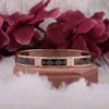 Schwarz 925 Silber 10k/14k/18k Roségold Hiphop Mode Männer Armband/Moissanit Diamant Luxuriöses Armband Jubiläum Geschenk