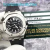 AP Freizeit Armband Uhr Royal Oak Offshore 15710st Herren Watch Watch Black Face Date Deep Dive 300 m 42 mm automatische mechanische Uhr
