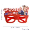 Trump Funny Glasses 2024 USA Presidential Election Campaign Decoration Trump Glasses 0416