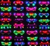 Verlichte bril Kinderen LED Rave Toy Flash Butterfly Star Hartvormen Shutter Shade Color Change Concert verjaardagvakantie Kerstmis3691211