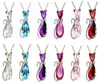 13 Color Girl Jewelry Birthday Present Söt Bow Cat Kit Halsband Kort stycke Kristalltillbehör YP072 Konst och hantverk Pendant WI9617122