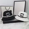 Kobiet designerka słomy czapka płaskie czapki czapki plażowe kapelusz wiadra dla mężczyzn luksusowy unisex pączce p sun Visor Casquette Cappelli Pas