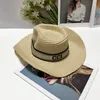 القبعات المصممة قبعات نسائية مصممة مصنفة قش القبعة الخريف الصيف قبعة الحماية في الهواء الطلق
