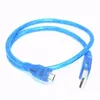 Hochqualität Ein Typ USB -Kabel kompatibel mit UNO R3 Nano Mega Leonardo Pro Micro und Due Blue - mit USB/Mini -USB/Micro -USB -Steckern mit USB/MINI.