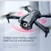 Drony dron Mini4 4K 1080p Profesjonalna kamera lotnicza HD 2.4G przepływ optyczny Wi -Fi FPV Składany RC Oszusta Unikanie samolotów 24416 24416