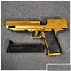 Gun Toys Desert Eagle Banwback Pistol Toy Soft Blaster Pneumatic Compring for Adts Kids Boys подарки на день рождения подарки Dhotf