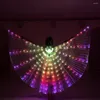 Stage Wear Wing dla dzieciaka 110 cm Halloween Tance Props Luminous wielokolorowy i zmieniający kolor akcesoria brzucha