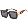 Luxury Trendy Off Solglasögon Män kvinnor Box Solglasvarumärke Ramar Metal Sun Glasses Versatile Arrow X Hip-Hop Sports Travel UV400 Trend Sunglasse D956