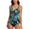 24 Year New Oversized Women's Digital Printed Split Fashion Swimsuit Sexy Beach Outfit F41644