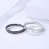 Clusterringe 2 PCs Sun Moon Matching Paar Freundschaftsliebhaber Offen einstellbarer Ring Engagement Hochzeitsliebhaber Kit Valentinstag Geschenk