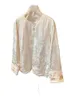 Blouses de style chinois Femme 2024 Spring Cool Feeling Blouse Senior National à broder Shirt